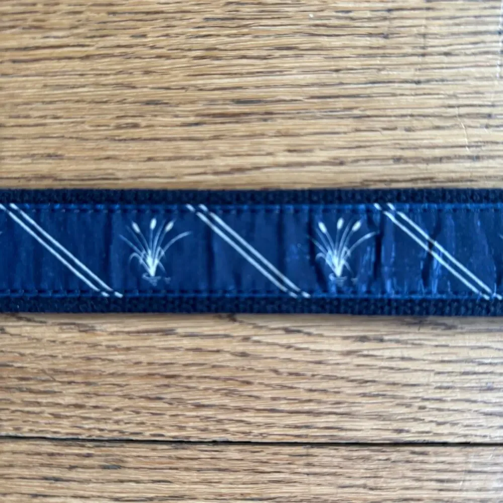 Vineyard Vines Cat Tail Belt SZ 30 Navy Preppy Classic Nautical